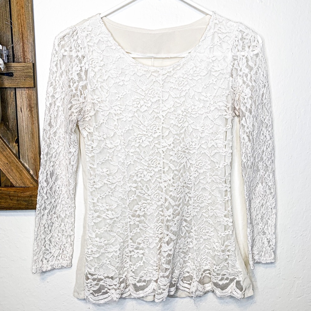 🎄Lace long sleeve